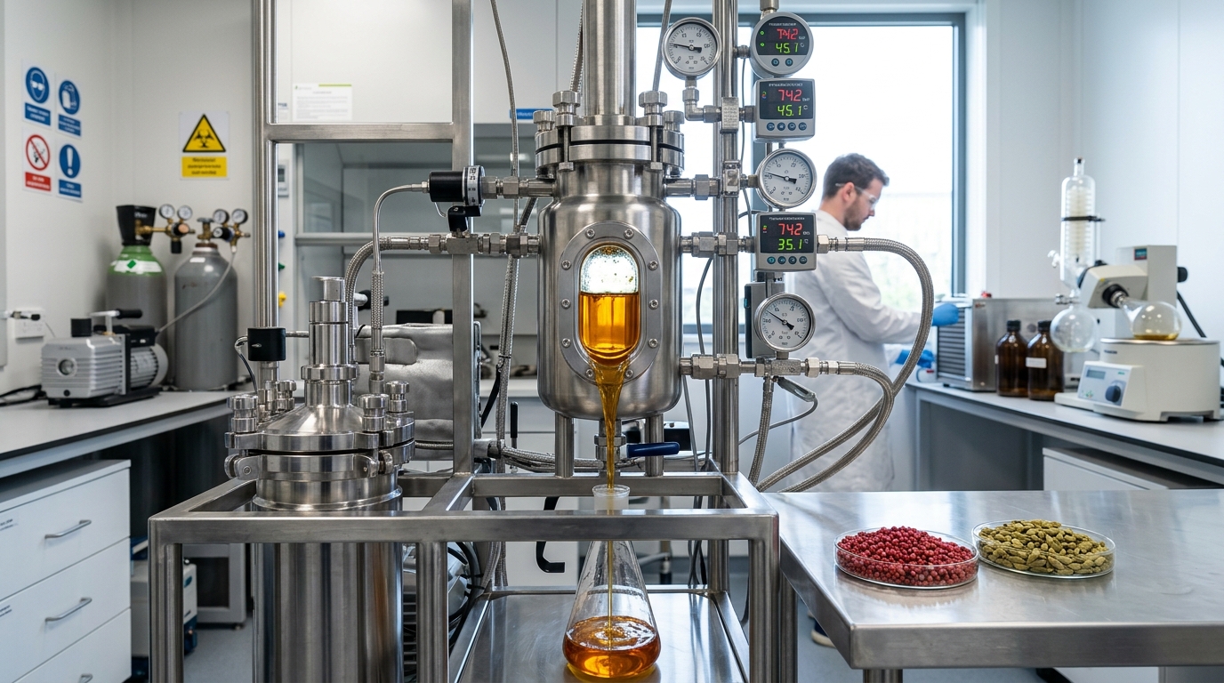 High-tech supercritical CO2 extraction facility